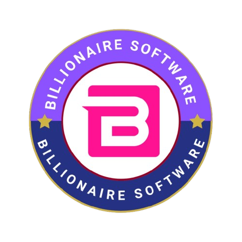 Billionaire Software Heading Graphic